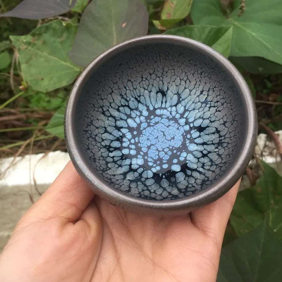 Chinese Jian Kiln Tea Bowl with Oilspot Glaze