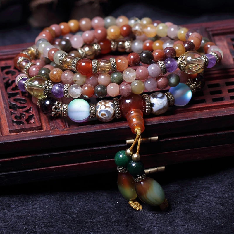 Natural Chakra Gem Stone Bracelet