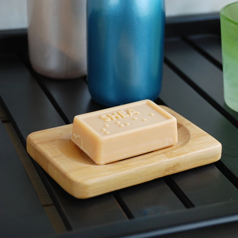 Eco-Friendly Natural Bamboo Soap Dish (Prevents Mildew)