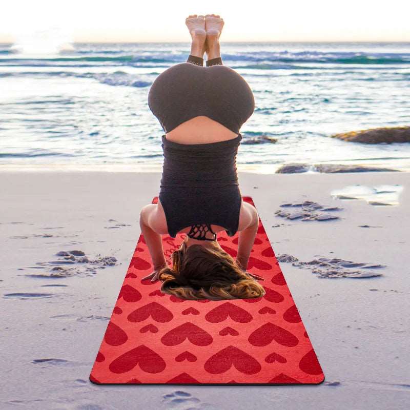 6MM Eco-Friendly Suede Yoga/Pilates Mat. Slip-resistant for Hot Yoga