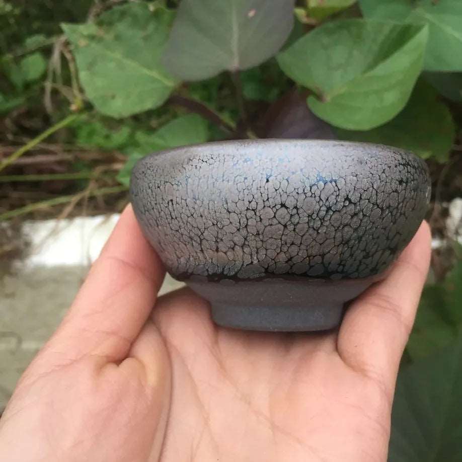 Chinese Jian Kiln Tea Bowl with Oilspot Glaze