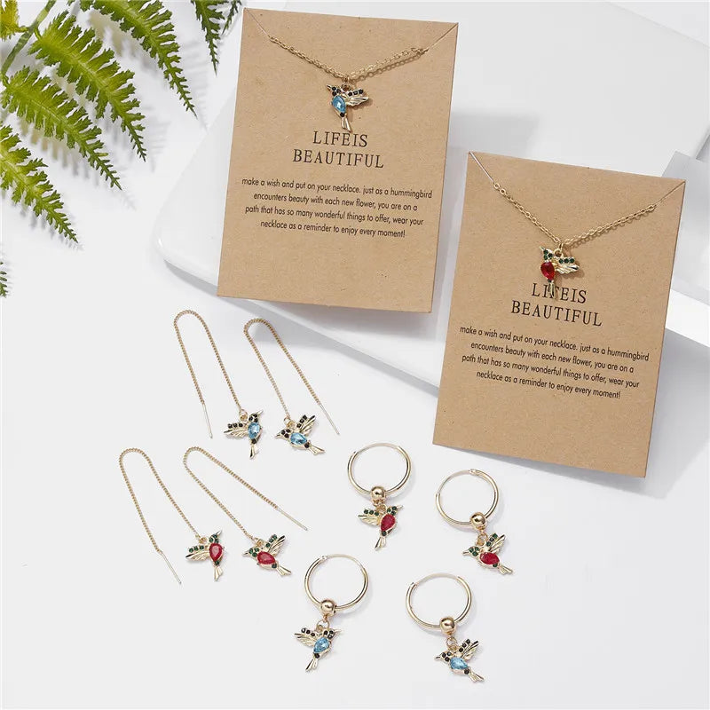 Stunning Hummingbird Jewellery