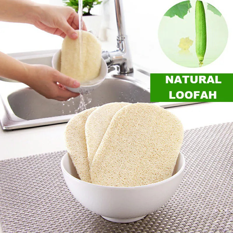 Eco Friendly Dishwashing Natural Loofa Sponges. Embrace Zero Waste!