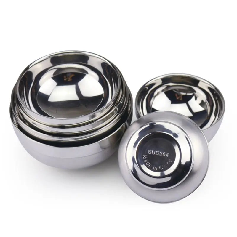 Eco-Friendly Double Layer Thermal Insulation Anti-Rust Stainless Steel Bowl