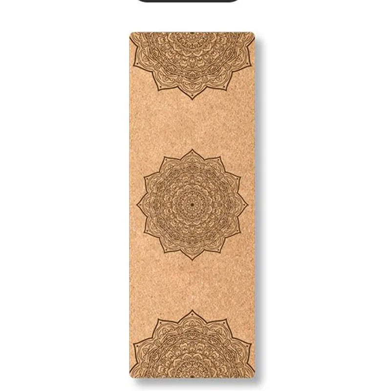 5mm Eco Friendly Natural Cork TPE Yoga Mat