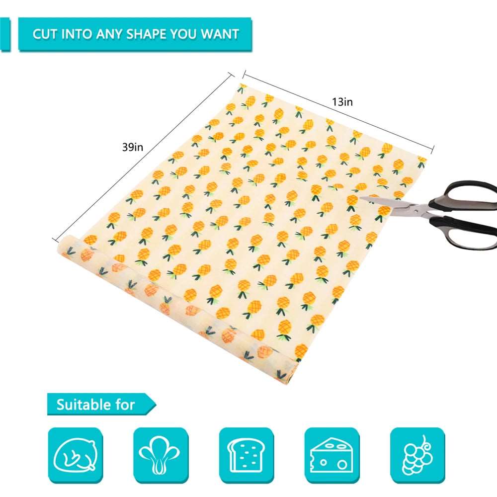 Beeswax Food Wraps Reusable, Eco-friendly, Sustainable & Washable