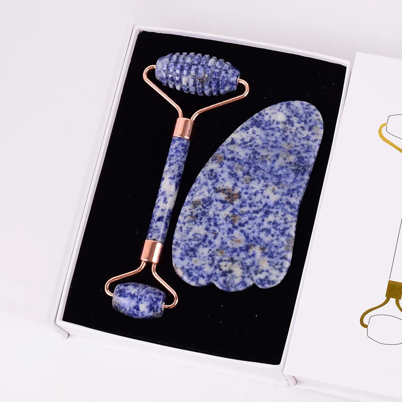 Gua Sha Sodalite Skin Beauty Tools