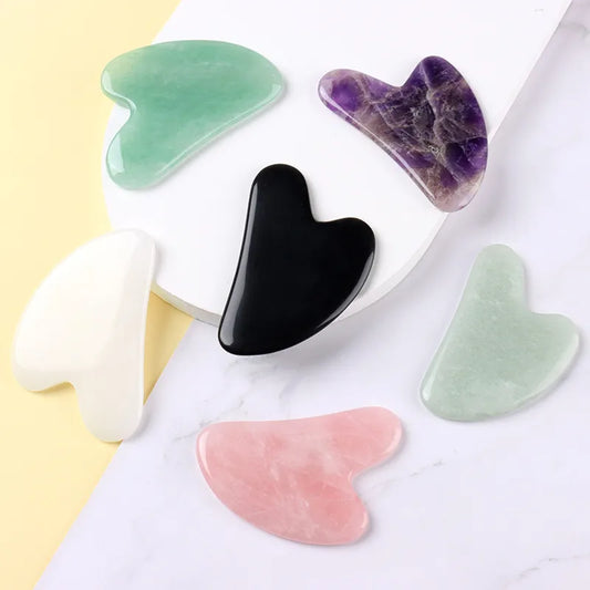 100% Natural Semi Precious Stone Gua Sha Health Massage Scrapers