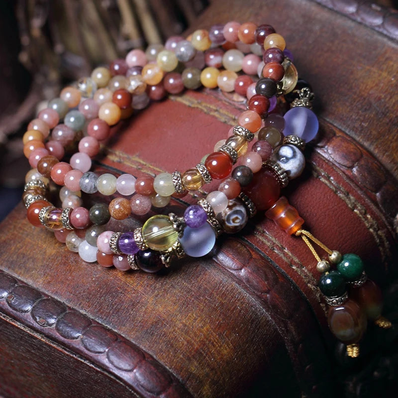 Natural Chakra Gem Stone Bracelet