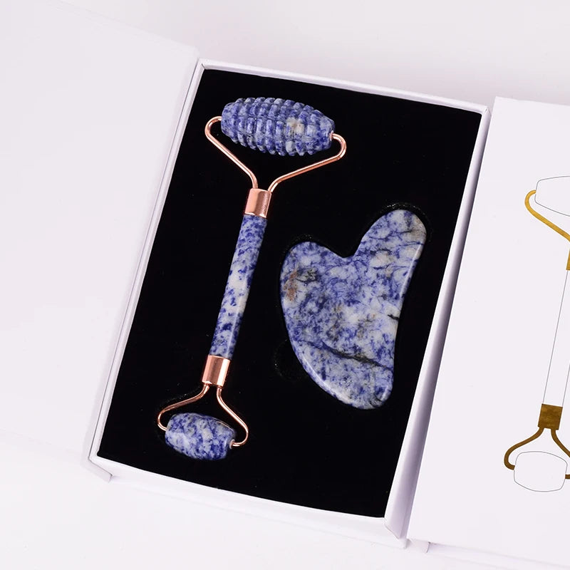 Gua Sha Sodalite Skin Beauty Tools