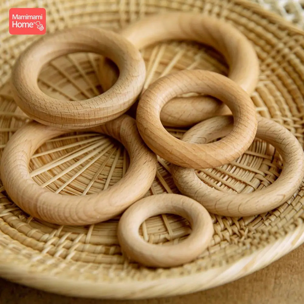 Natural Wooden Teething Ring