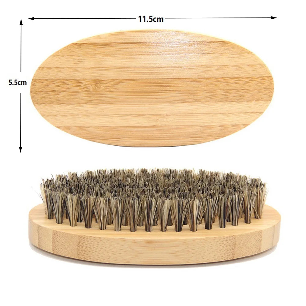 Eco Friendly Natural Beard Combs, Shaving Brush, Beard Mustache Repair Kit