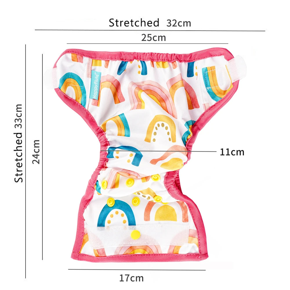 Eco-Friendly Diaper Cover Snap or Hook & Loop Closure