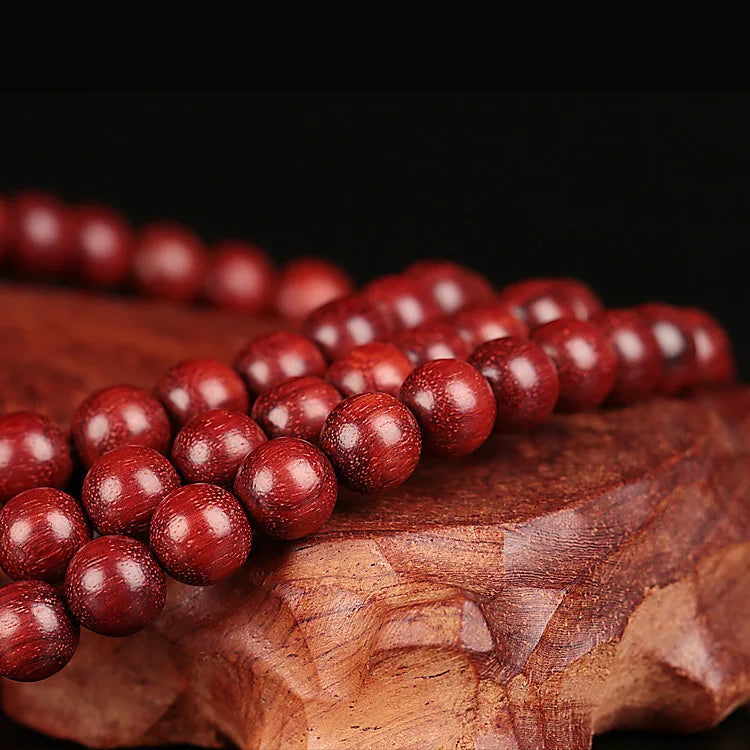 Zambian Red Sandalwood Mala Beads