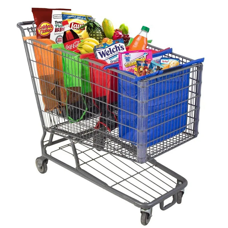 Eco-Friendly Supermarket Cart Foldable Shopping Bag