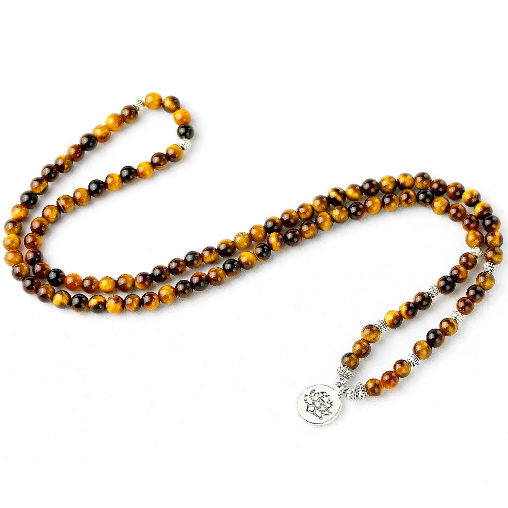 Tiger Eye Mala Beads for Increased Energy