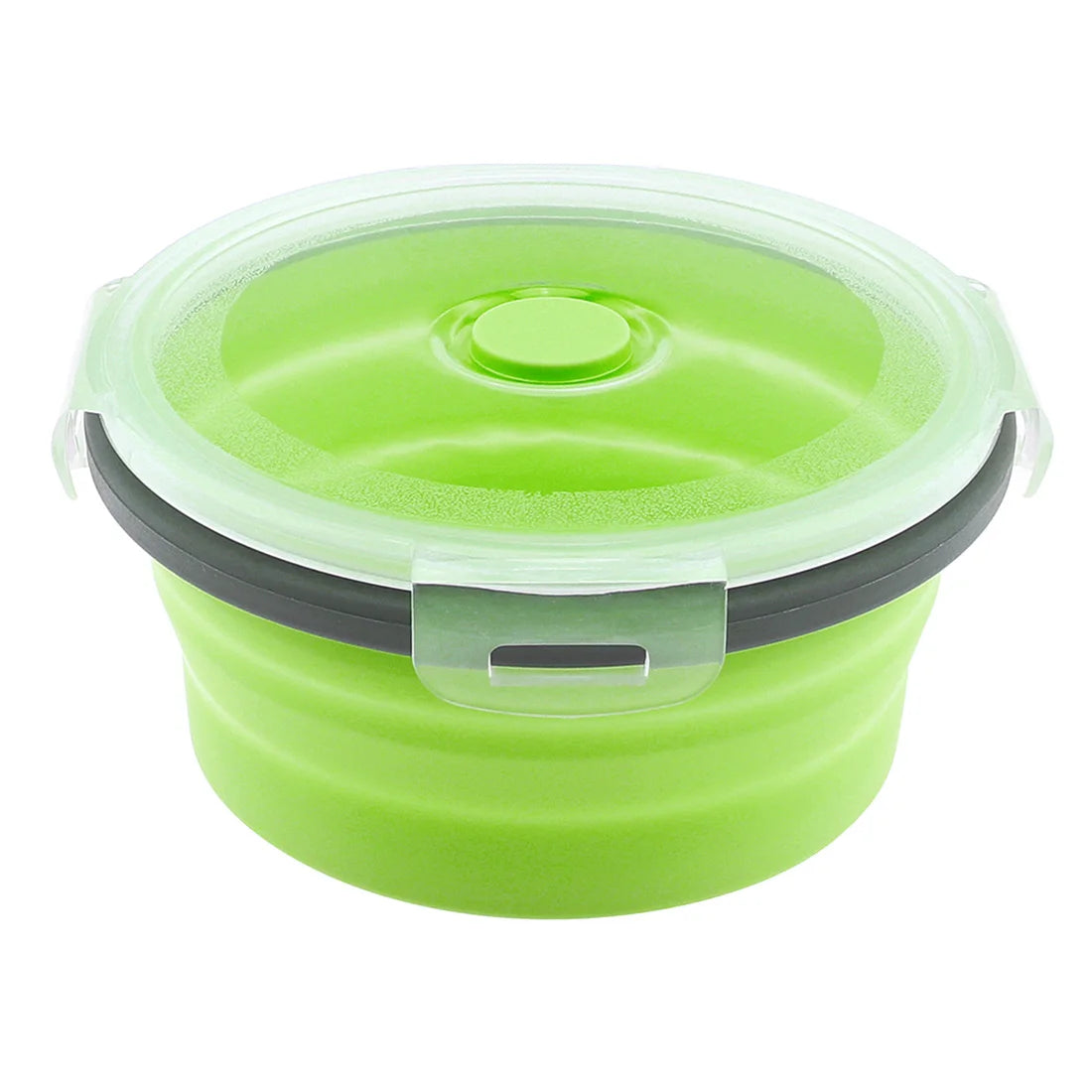 Eco-Friendly Silicone Round Folding Food Container