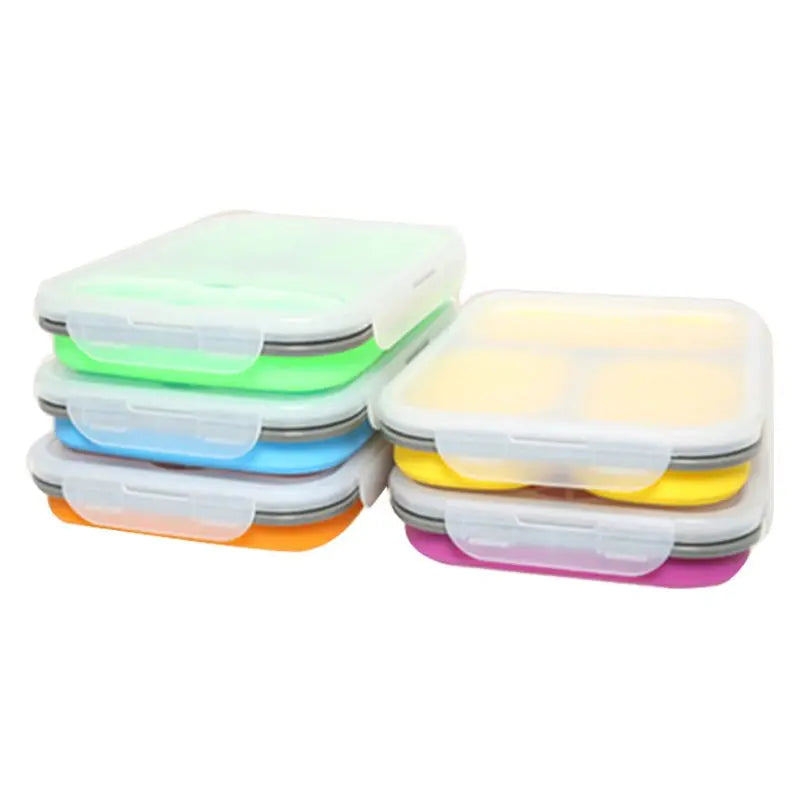 Eco-Friendly Silicone Collapsible Lunch Box