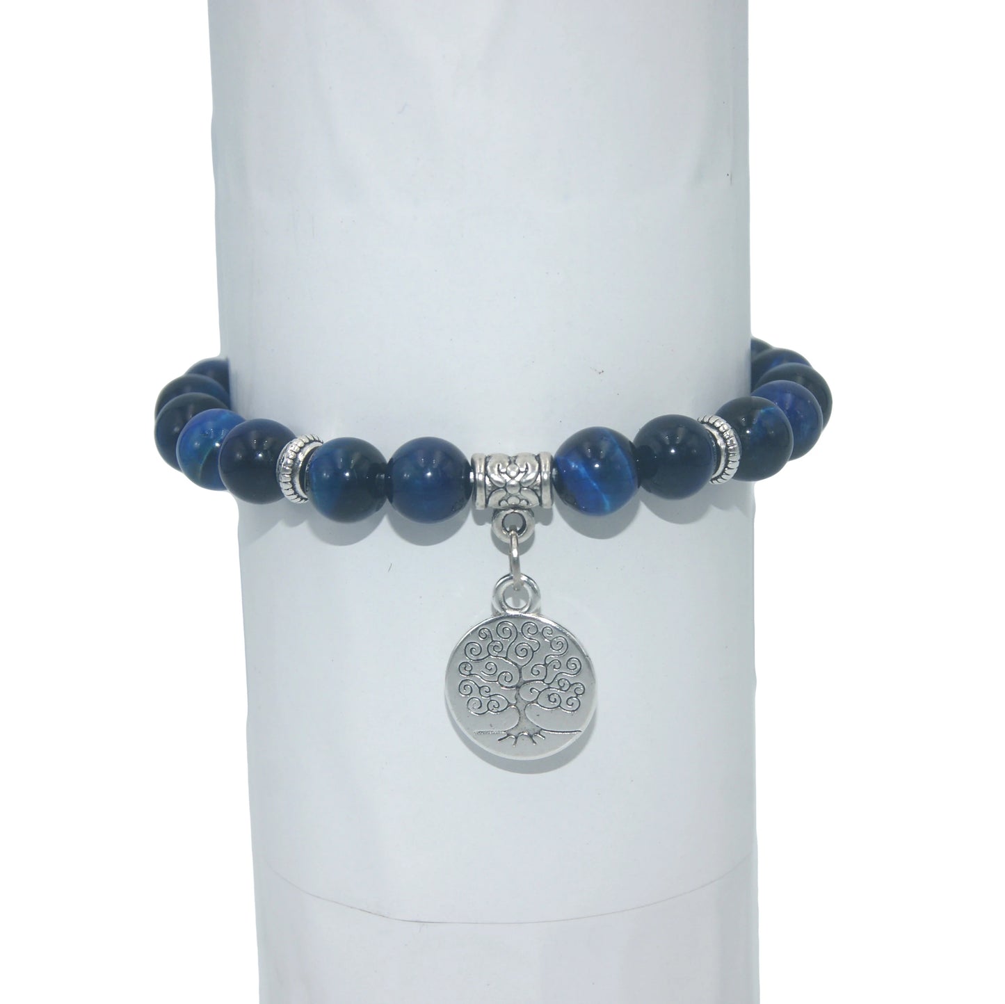 Tree Life Natural Stone Bracelet with Charm