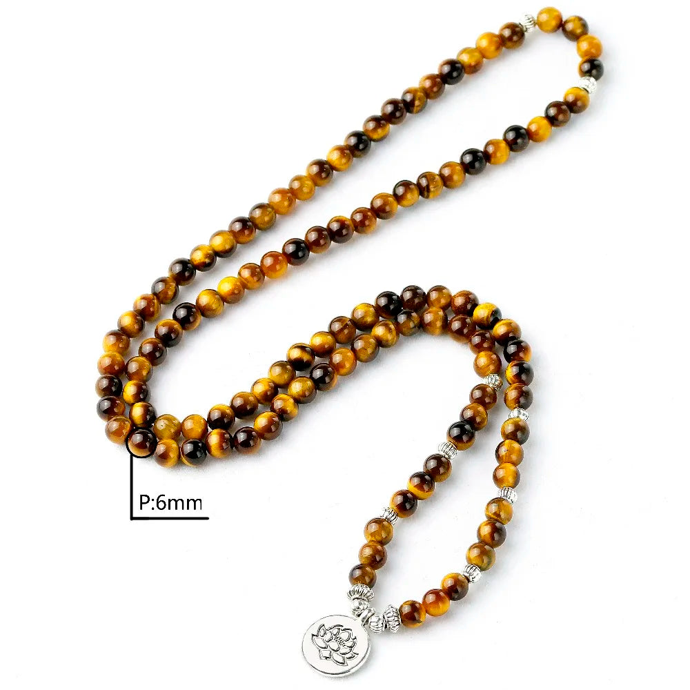 Tiger Eye Mala Beads for Increased Energy