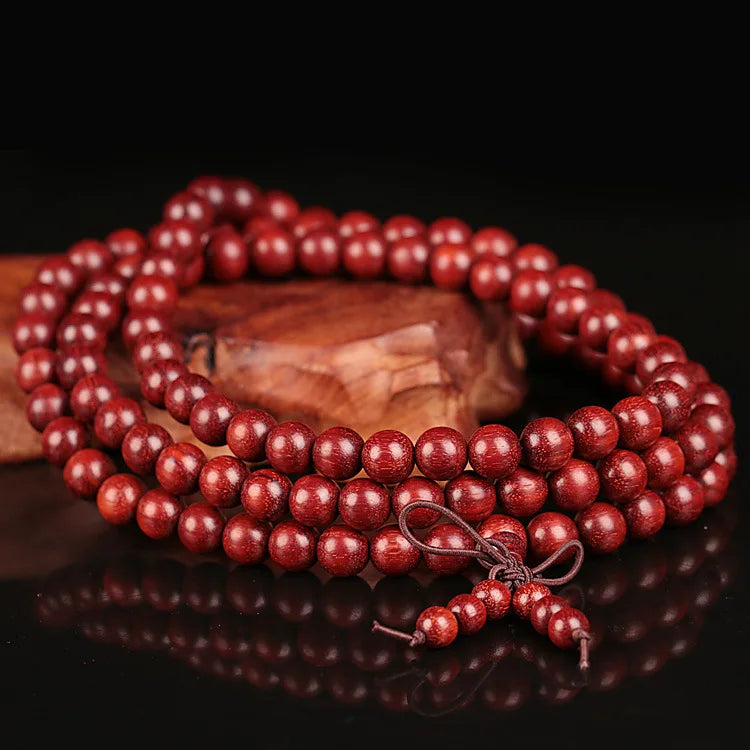 Zambian Red Sandalwood Mala Beads