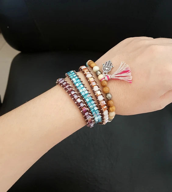 Bohemian Natural Stone Handmade Bracelets