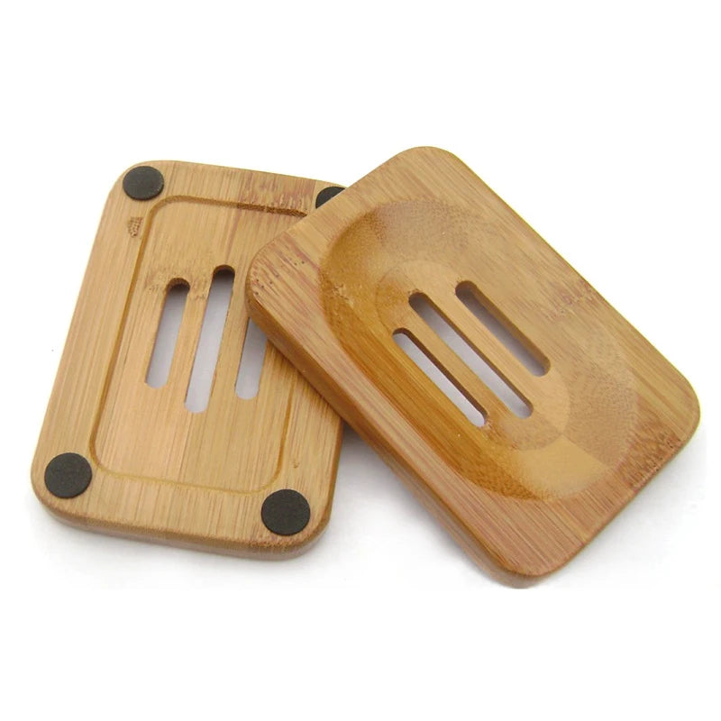 Eco-Friendly Natural Bamboo Soap Dish (Prevents Mildew)