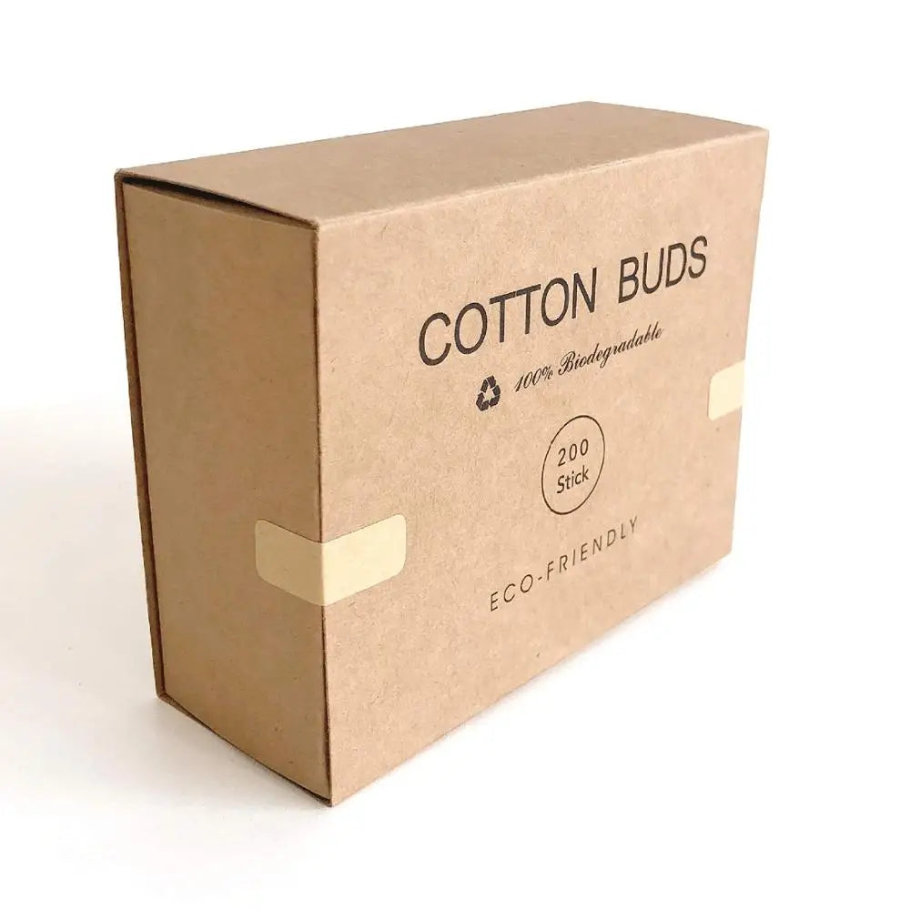 Eco-Friendly Double Head Bamboo Cotton Swabs Cotton Buds Recyclable & Biodegradable