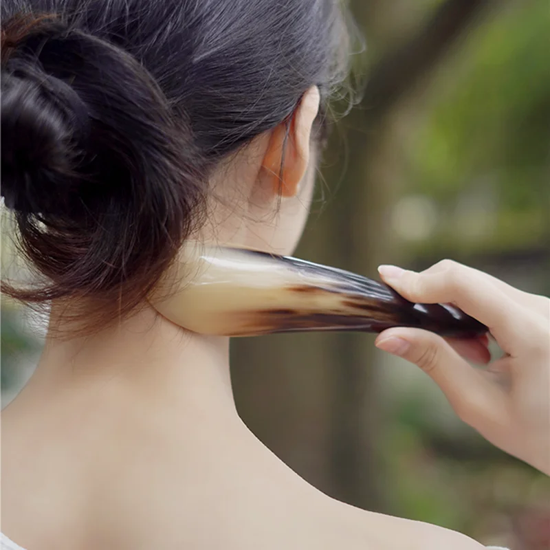 Natural Ox Horn Gua Sha Massage Scraping Tool