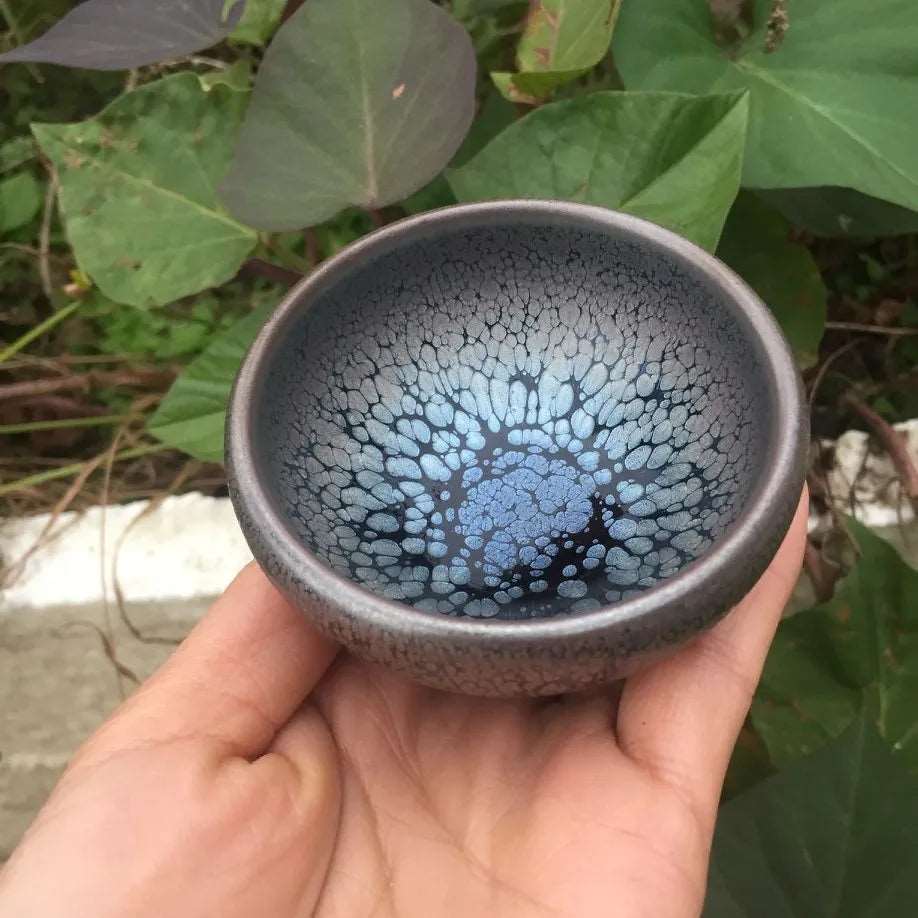 Chinese Jian Kiln Tea Bowl with Oilspot Glaze