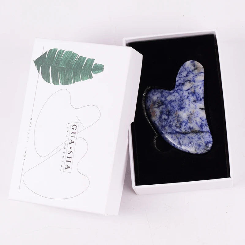 Gua Sha Sodalite Skin Beauty Tools