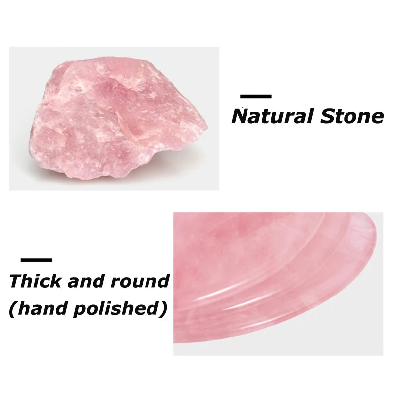 Natural Rose Quartz Gua Sha Set with Facemask