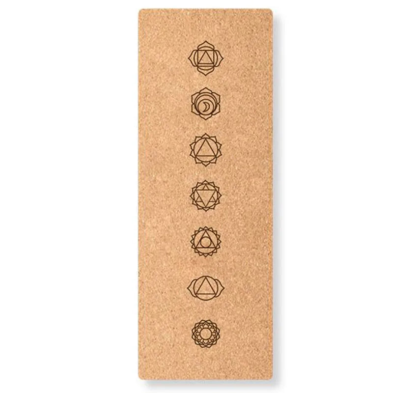 5mm Eco Friendly Natural Cork TPE Yoga Mat