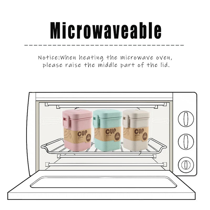 Eco-Friendly Leakproof Microwavable Lunchbox