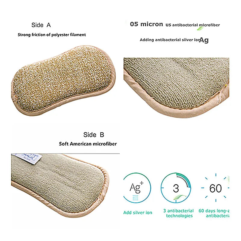 Magic Eco-friendly Microfiber Sponge & Scourer