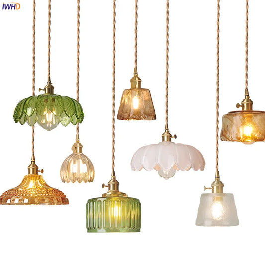 Copper & Glass LED Pendant Lamp