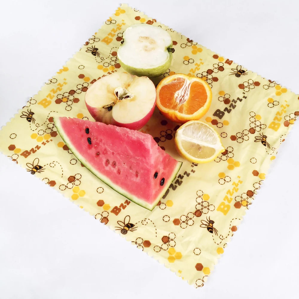 Eco-Friendly Beeswax Reusable Food Wrap Roll - Embrace Zero Waste!