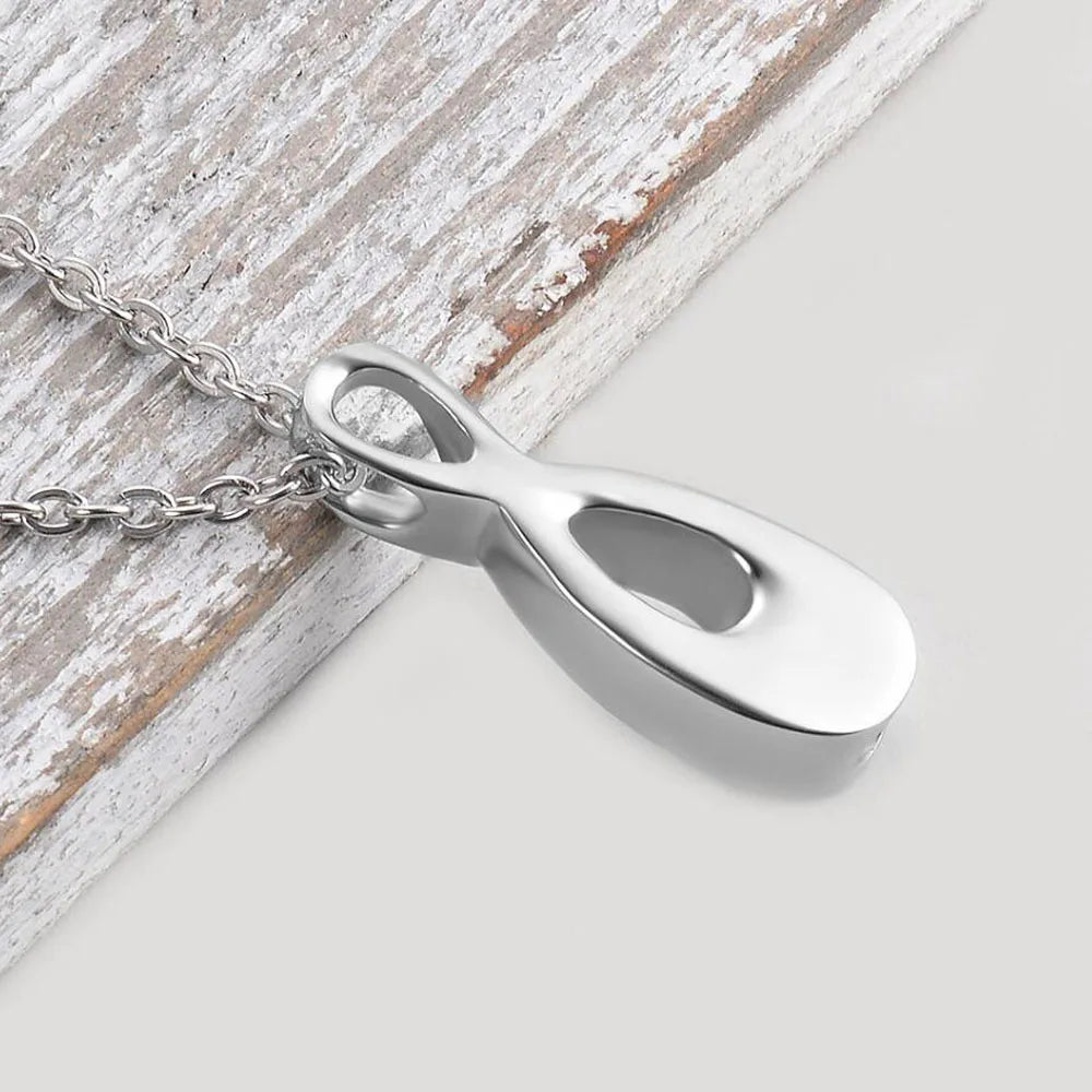 Infinity Memorial Stainless Steel Necklace