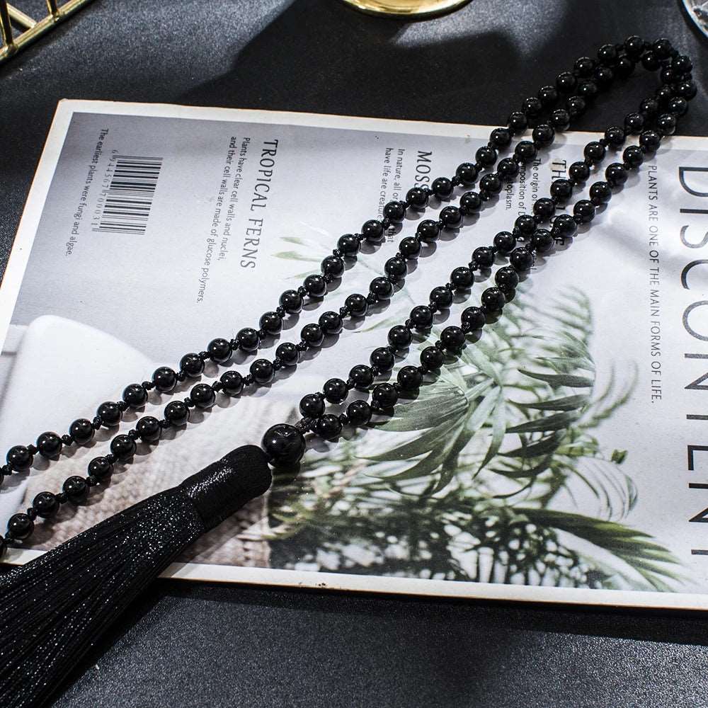 Black Onyx Mala Beads