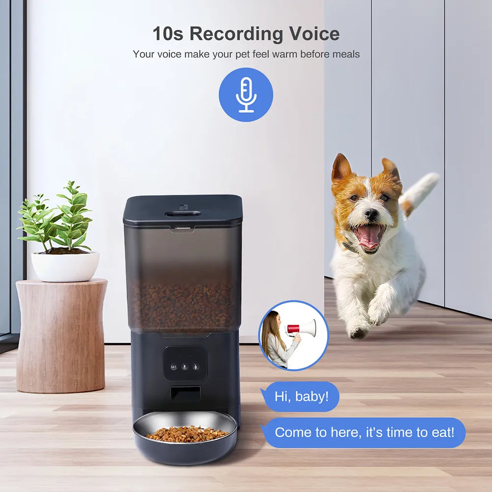 Smart APP Pet Food Automatic Dispenser for Remote Feeding