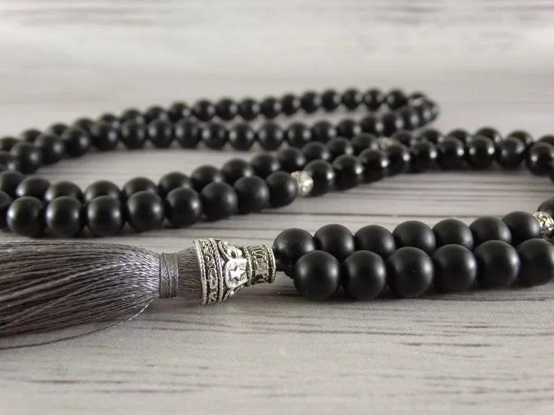 Shungite Mala Beads