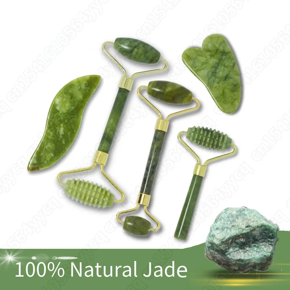 Natural Jade Gua Sha Set