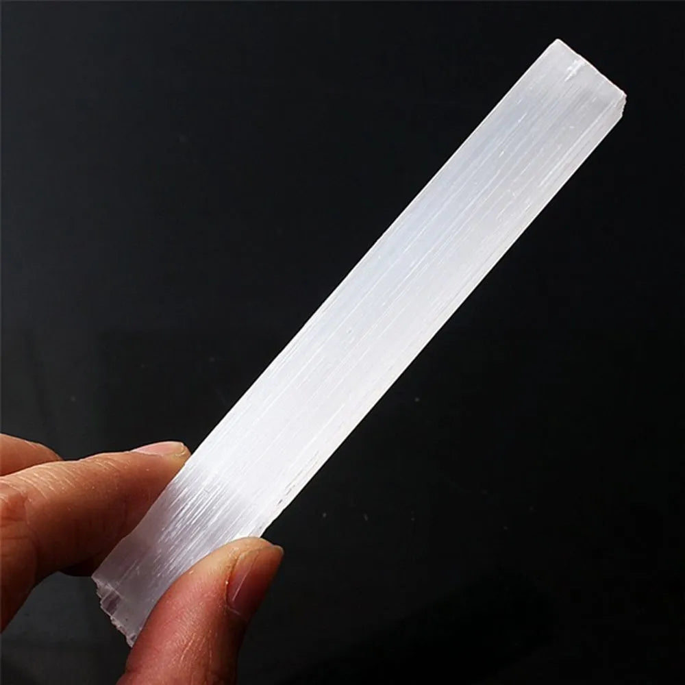 Natural Gypsum, White Selenite Wands