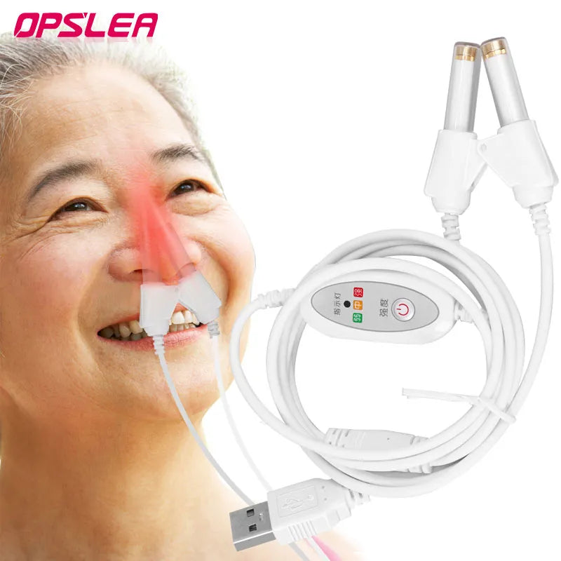 Bionase Rhinitis Sinusitis 650nm Laser Therapy Machine Nose Care