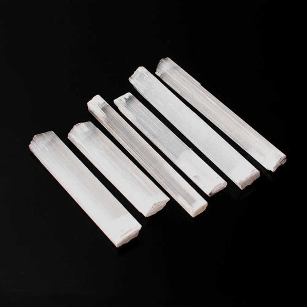 Natural Gypsum, White Selenite Wands