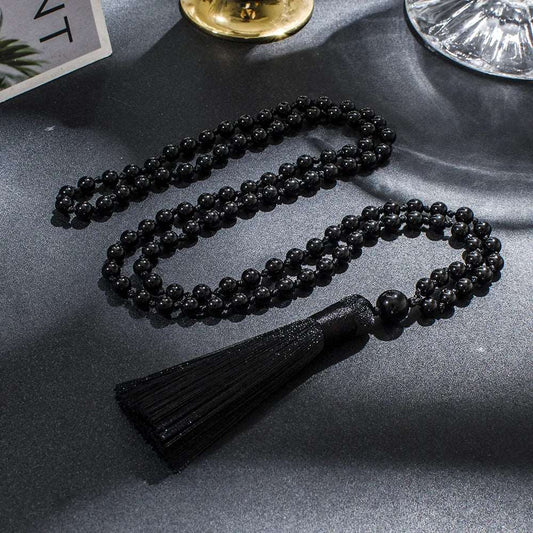 Black Onyx Mala Beads