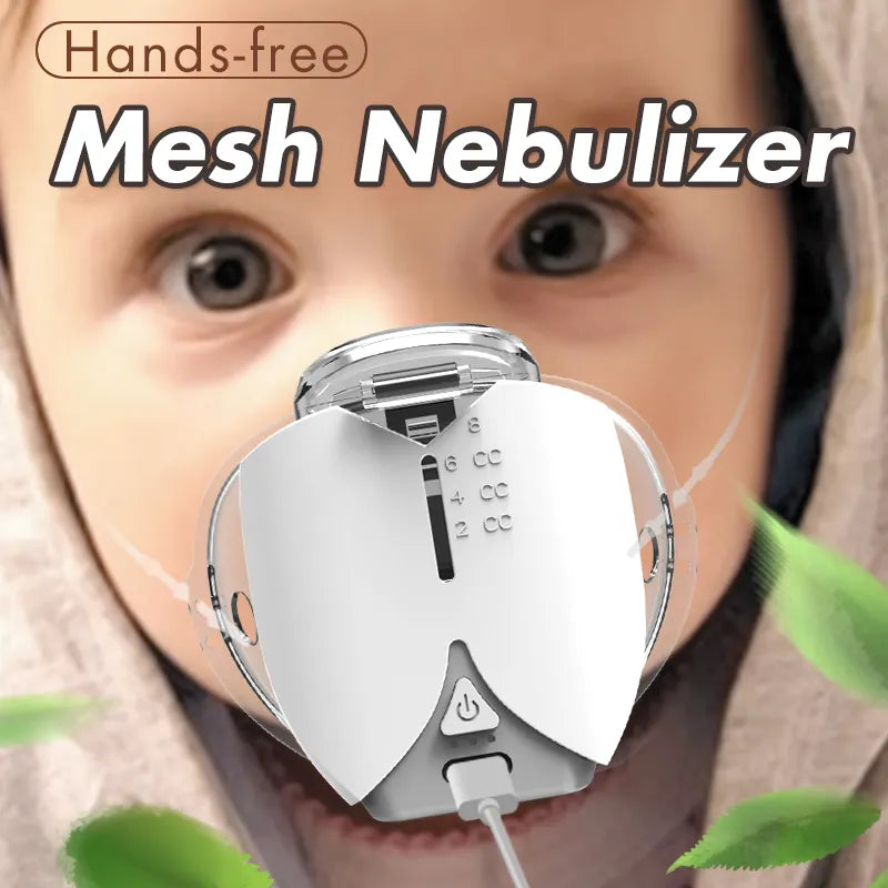 Mini Mesh Nebulizer Silent Ultrasonic Asthma Humidifier