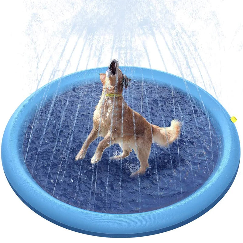 Summer Inflatable Interactive Water Sprinkler & Playpad Cooling Mat