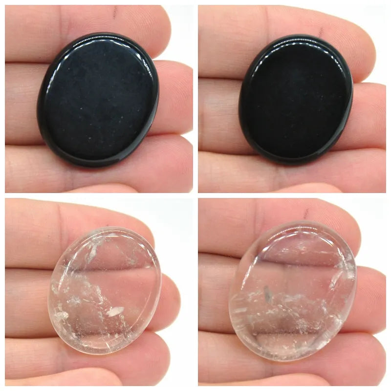 Thumb Worry Stone Gemstone Natural Healing Crystals