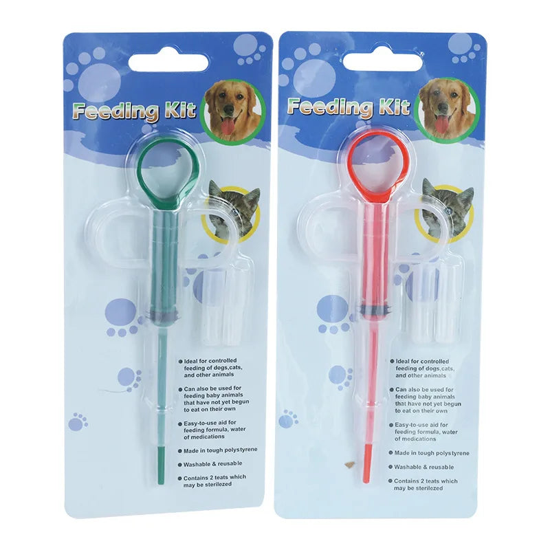 Pet Medicine Syringe Tablet Dispenser